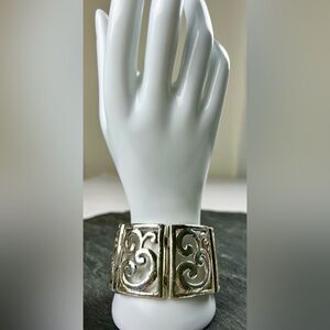 Brighton Vennia Hammered Scroll Bracelet